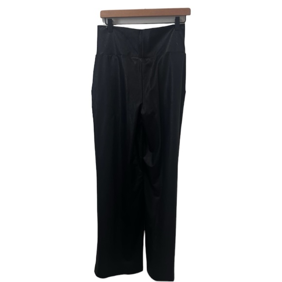 NWT Commando Faux Leather Wide Leg Pant - SLG66 - Black - Small - Picture 10 of 12